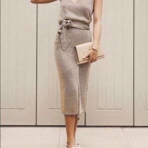 NWT Never Fully Dressed Gold Wrap Skirt